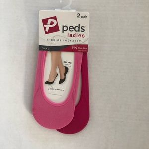 ☀️ 3/$10 Ladies women’s 2 pair pink Peds low cut socks (see description)